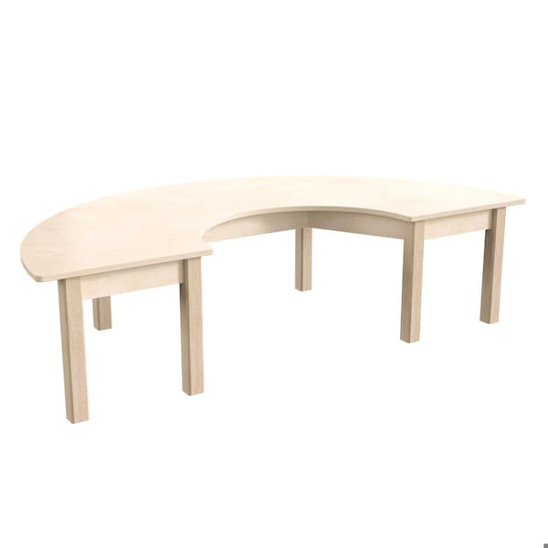 Flash Furniture 29.5 in W, 59 in L, 14.5 in H, Beechwood, Birch Plywood, Beech MK-ME088013-GG - main